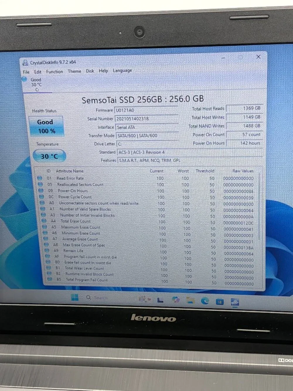 Lenovo Laptop - Intel Core i5 | 256GB SSD | Windows 11 Pro